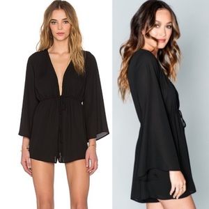 Show Me Your Mumu Black Romper Medium